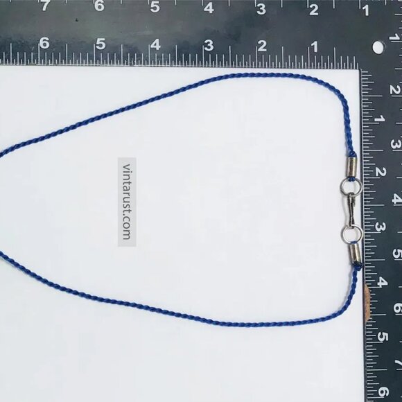 Lapis Lazuli Pendant Necklace, Gemstone Oval Shape Necklace Natural Good Quality - Picture 10 of 11